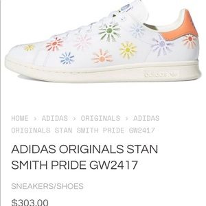 (RARE) Adidas original Stan Smith Pride GW24
